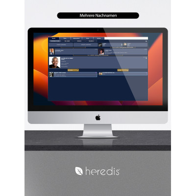 Heredis Expert-Paket 2026 für Mac - Upgrade
